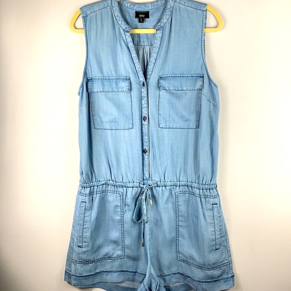 Mossimo Supply Company Chambray Romper